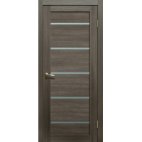 Дверь межкомнатная ламинированная Сибирь Профиль Lite doors L26 Венге, стекло белое матовое
